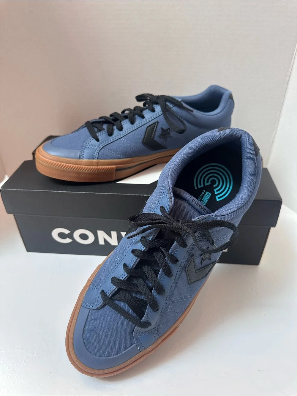Blue Converse Sneakers